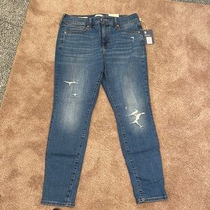 Target jeans - high rise skinny - never worn, tags on